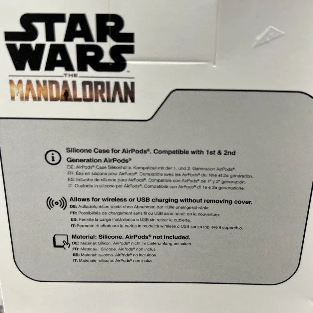 Star Wars Disney Baby Yoda Airpod Case Mandalorian The Child Brand New